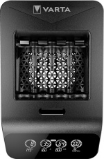 Varta LCD Smart Charger+ (type 57684) incl. 4x AA 2100 mAh laadt tegelijkertijd tot 4x AA-batterijen of AAA-batterijen (NiMH) op Varta LCD Smart Charger+ (type 57684) incl. 4x AA 2100 mAh laadt tegelijkertijd tot 4x AA-batterijen of AAA-batterijen (NiMH) op
