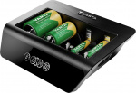 Varta LCD Universal Charger+ (type 57688) laadt 1x 9 V batterij of maximaal 4x AA batterijen, AAA batterijen, C of D batterijen (NiMH) tegelijk op