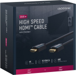 ClickTronic High Speed HDMI™-kabel Premium kabel | 1x HDMI™ stekker 1x HDMI™ stekker | 20,0 m | UHD 4K @ 30 Hz ClickTronic High Speed HDMI™-kabel Premium kabel | 1x HDMI™ stekker 1x HDMI™ stekker | 20,0 m | UHD 4K @ 30 Hz