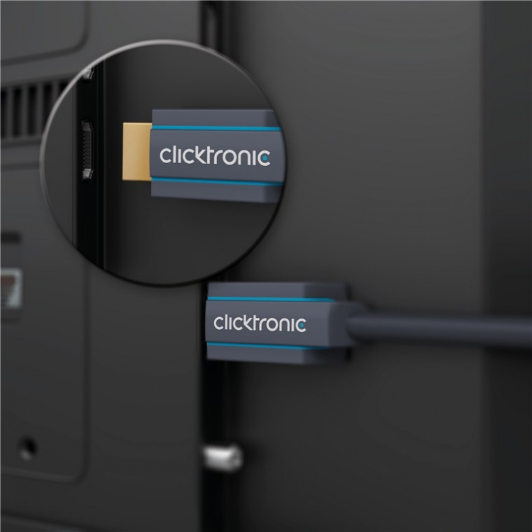 ClickTronic High Speed HDMI™-kabel Premium kabel | 1x HDMI™ stekker 1x HDMI™ stekker | 20,0 m | UHD 4K @ 30 Hz ClickTronic High Speed HDMI™-kabel Premium kabel | 1x HDMI™ stekker 1x HDMI™ stekker | 20,0 m | UHD 4K @ 30 Hz