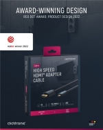 ClickTronic HDMI™ naar Micro HDMI™ adapterkabel Premium kabel | 1x HDMI™ stekker 1x Micro-HDMI™ stekker | 5,0 m | UHD 4K @ 30 Hz ClickTronic HDMI™ naar Micro HDMI™ adapterkabel Premium kabel | 1x HDMI™ stekker 1x Micro-HDMI™ stekker | 5,0 m | UHD 4K @ 30 Hz