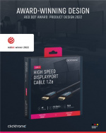 ClickTronic DisplayPort™-kabel Premium kabel | 1x DisplayPort™ stekker 1x DisplayPort™ stekker | 3,0 m | UHD 4K @ 60 Hz