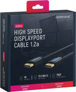 ClickTronic DisplayPort™-kabel Premium kabel | 1x DisplayPort™ stekker 1x DisplayPort™ stekker | 5,0 m | UHD 4K @ 60 Hz ClickTronic DisplayPort™-kabel Premium kabel | 1x DisplayPort™ stekker 1x DisplayPort™ stekker | 5,0 m | UHD 4K @ 60 Hz