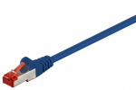 Goobay CAT 6 netwerkkabel, S/FTP (PiMF), blauw, 25 m kopergeleider (CU), halogeenvrije kabelmantel (LSZH)