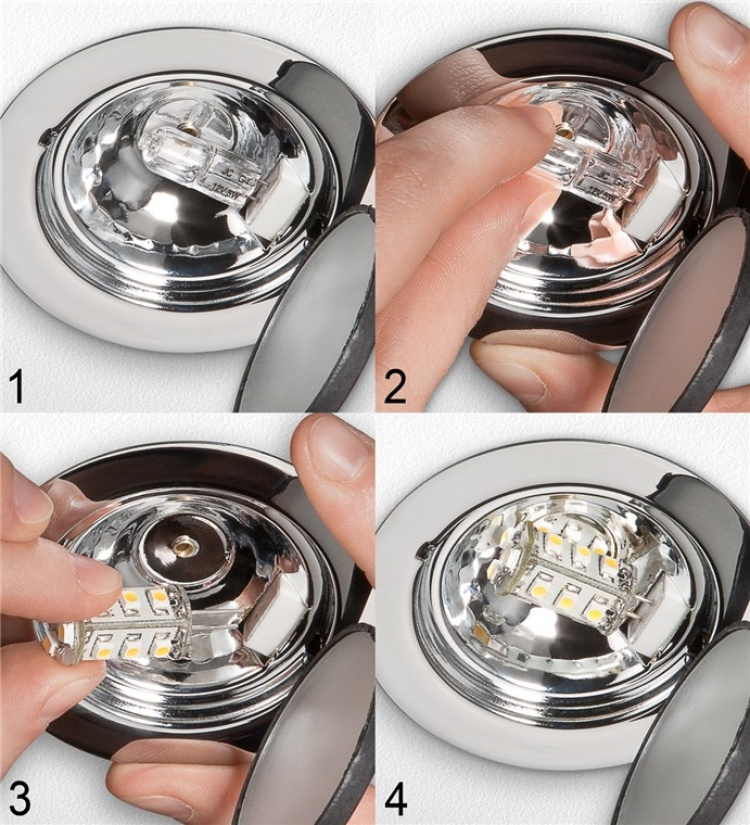 Goobay Compacte ledlamp, 1,1 W fitting G4, warm wit, niet dimbaar
