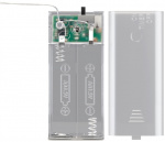 Goobay 2 x 20-delige LED-lampjesketting met zilverdraad, incl. timer sfeervolle lichtdecoratie voor binnenhuis