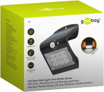 Goobay Led-muurlamp op zonne-energie met bewegingsmelder, 1,5 W ideaal lichtsysteem voor huis-entrees, carports & trappen Goobay Led-muurlamp op zonne-energie met bewegingsmelder, 1,5 W ideaal lichtsysteem voor huis-entrees, carports & trappen