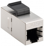 Goobay Keystone module RJ45 koppeling/connector CAT 5e, STP 15,95 mm breed, 2 x RJ45-bus (8P8C).
