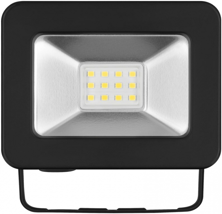 Goobay LED-buitenschijnwerper, 10 W met 850 lm, neutraal wit licht (4000 K) en M16 wartel, geschikt voor buitengebruik (IP65)