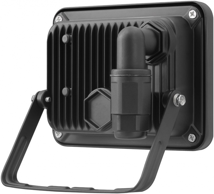 Goobay LED-buitenschijnwerper, 20 W met 1700 lm, neutraal wit licht (4000 K) en M16 wartel, geschikt voor buitengebruik (IP65)