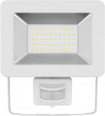 Goobay LED-buitenschijnwerper, 50 W, met bewegingsmelder met 4250 lm, neutraal wit licht (4000 K), PIR-sensor met AAN/UIT-functie en M16 wartel, geschikt voor buitengebruik (IP44)