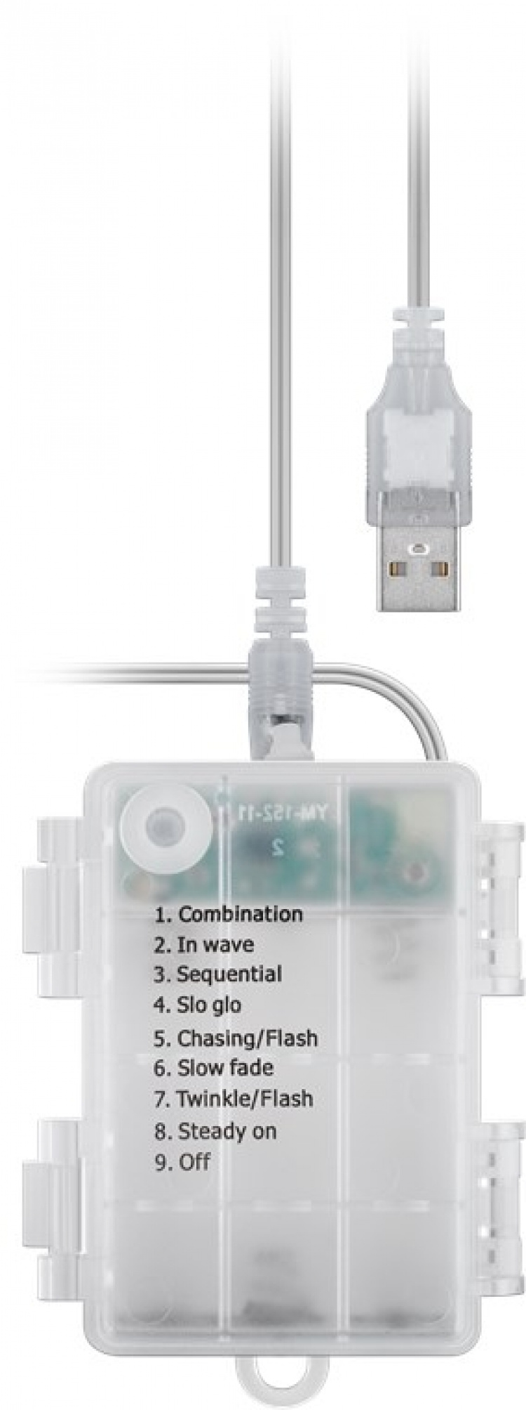 Goobay 300 LED lichtgordijn met afstandsbediening, timerfunctie, 8 lichtstanden, dimmer, USB- en batterijvoeding, warm-wit (3000 K) Goobay 300 LED lichtgordijn met afstandsbediening, timerfunctie, 8 lichtstanden, dimmer, USB- en batterijvoeding, warm-wit (3000 K)