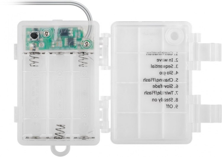 Goobay 300 LED lichtgordijn met afstandsbediening, timerfunctie, 8 lichtstanden, dimmer, USB- en batterijvoeding, warm-wit (3000 K) Goobay 300 LED lichtgordijn met afstandsbediening, timerfunctie, 8 lichtstanden, dimmer, USB- en batterijvoeding, warm-wit (3000 K)