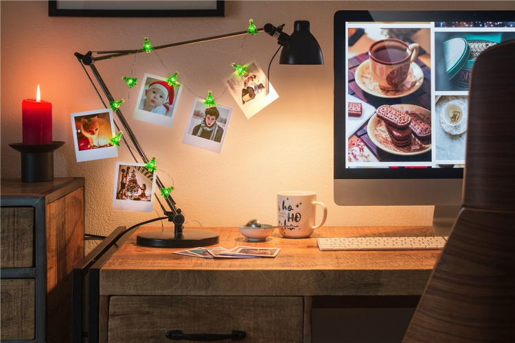 Goobay 10 LED lichtketting met fotoclips 