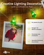 Goobay 10 LED lichtketting met fotoclips 