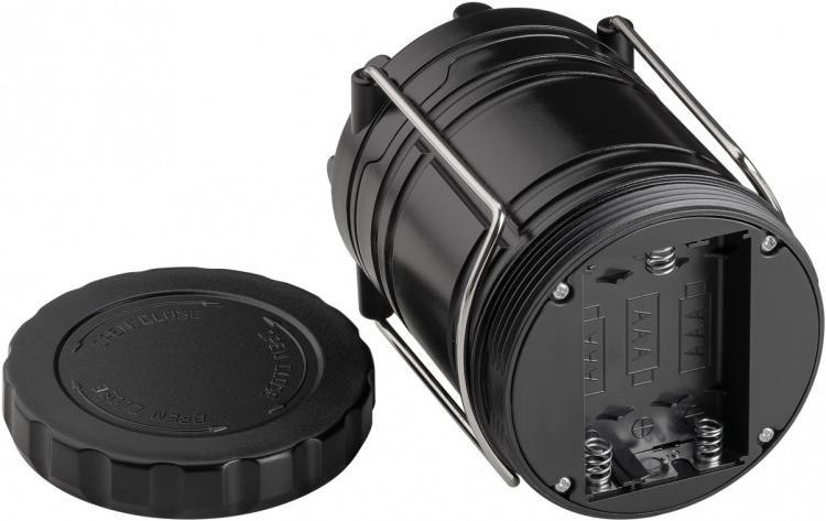 Goobay LED campinglamp High Bright 250 intrekbaar, compact ontwerp, zeer helder, koud wit (6800 K)