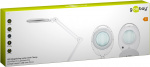 Goobay Led-loeplamp met klem, 8 W, wit 650 lm, 127 mm glazen lens, 1,75x vergroting, 3 dioptrieën Goobay Led-loeplamp met klem, 8 W, wit 650 lm, 127 mm glazen lens, 1,75x vergroting, 3 dioptrieën