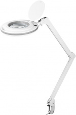 Goobay Led-loeplamp met klem, 9 W, wit 80-730 lm, dimbaar, 127 mm kristalglas lens, 1.75x vergroting, 3 dioptrieën
