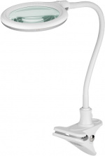 Goobay Led-loeplamp met klem, 6 W, wit 480 lm, 100 mm glazen lens, 1,75x vergroting, 3 dioptrieën