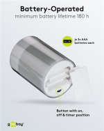 Goobay LED kaars van echte was in glas, 7,5 x 12,5 cm prachtige en veilige verlichtingsoplossing voor vele gebieden zoals huis en loggia, kantoren of scholen Goobay LED kaars van echte was in glas, 7,5 x 12,5 cm prachtige en veilige verlichtingsoplossing voor vele gebieden zoals huis en loggia, kantoren of scholen