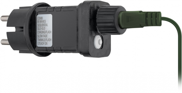 Goobay 200 LED-verlichting met ring voor de kerstboom met timer en geheugenfunctie, 8 lichtstanden, externe transformator 24 V, warm wit (3000 K), voor binnen en buiten (IP44) Goobay 200 LED-verlichting met ring voor de kerstboom met timer en geheugenfunctie, 8 lichtstanden, externe transformator 24 V, warm wit (3000 K), voor binnen en buiten (IP44)