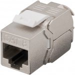 Goobay Keystone module RJ45 CAT 8.1, STP, GHMT-gecertificeerd 15,8 mm breed, type Crocodile, Klemmenstrook voor IDC-montage (zonder gereedschap) Goobay Keystone module RJ45 CAT 8.1, STP, GHMT-gecertificeerd 15,8 mm breed, type Crocodile, Klemmenstrook voor IDC-montage (zonder gereedschap)