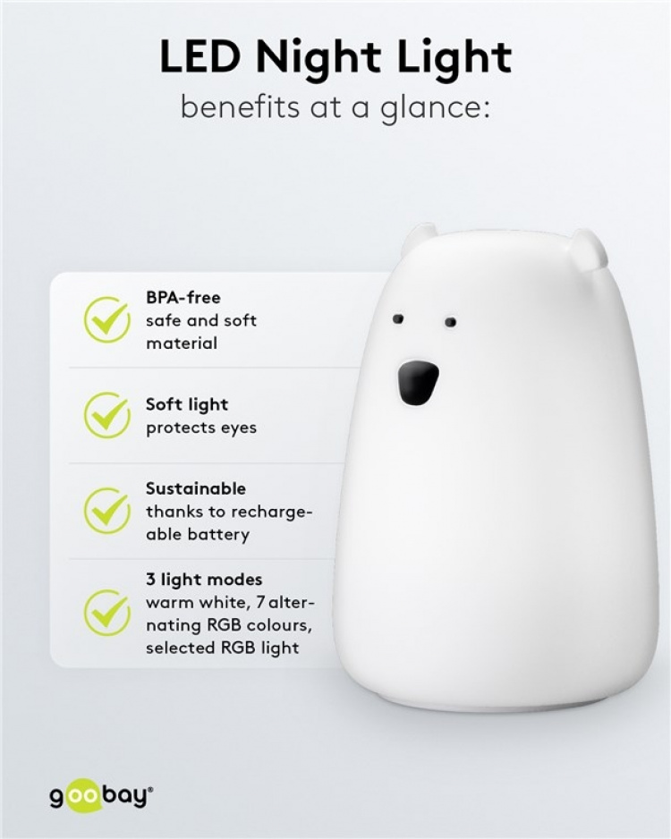 Goobay LED nachtlampje  Goobay LED nachtlampje
