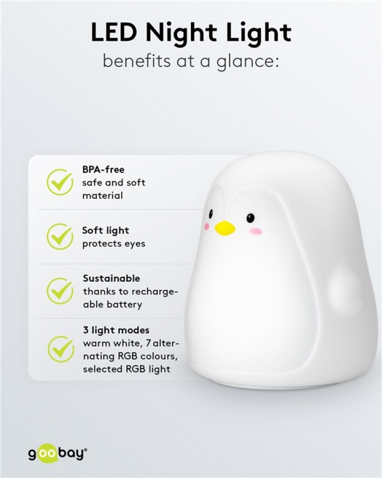 Goobay LED nachtlampje  Goobay LED nachtlampje