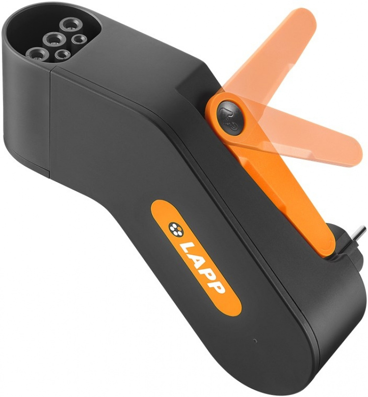 LAPP MOBILITY Mobility Dock oplader voor elektrische voertuigen (5555925000) tot 2,3 kW, 10 A, 1-fase, voor mobiel opladen van hybride en elektrische auto\'s met Type 2-aansluiting