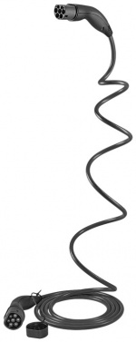 LAPP MOBILITY HELIX laadkabel Type 2, tot 22 kW, 5 m, zwart (5555935003) 32 A, 3-fasen, voor het opladen van hybride en elektrische auto\'s met Type 2-aansluiting