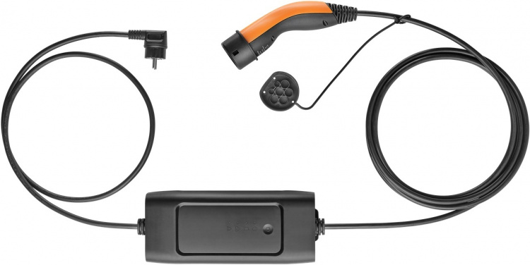 LAPP MOBILITY Draagbare EV-oplader Basic, Type 2, randaardestekker, tot 1,8 kW, 6 m (5555921002) 8 A, 1-fase, voor het opladen van hybride en elektrische auto\'s met Type 2-aansluiting