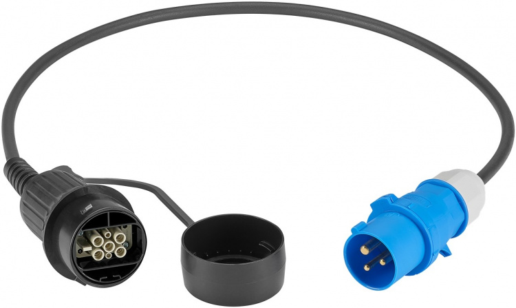 LAPP MOBILITY CEE laadadapter Universal, tot 3,7 kW, 1-fase (5555923004) 16 A, adapterkabel voor het laadstation Universal van LAPP
