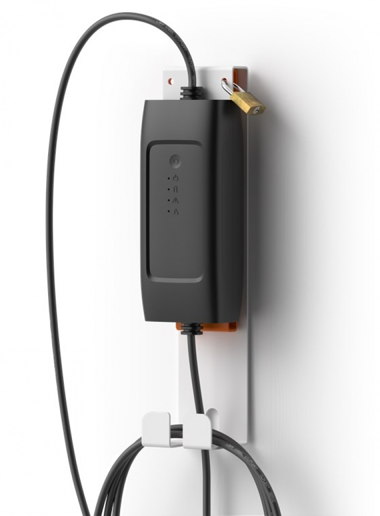 LAPP MOBILITY Wandhouder voor de draagbare EV-opladers Basic en Universal (5555000146) voor wandmontage van het mobiele Mode 2-laadstation van LAPP