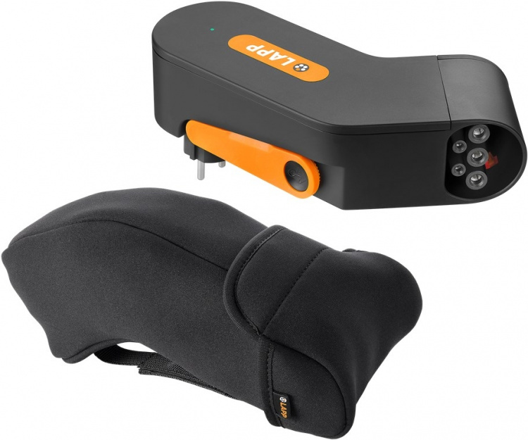 LAPP MOBILITY Neopreen hoes voor de Mobility Dock lader (5555940002) opbergtas voor het mobiele laadstation van LAPP voor elektrische voertuigen Type 2