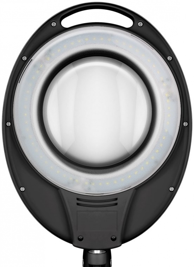 Goobay Led-loeplamp met klem, 8 W, zwart 650 lm, 127 mm kristalglas lens, 1,75x vergroting, 3 dioptrieën Goobay Led-loeplamp met klem, 8 W, zwart 650 lm, 127 mm kristalglas lens, 1,75x vergroting, 3 dioptrieën