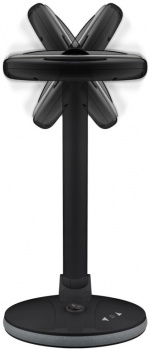 Goobay LED-loeplamp staand, 6 W, zwart 80-450 lm, dimbaar, 100 mm glazen lens, 1,75x vergroting, 3 dioptrieën