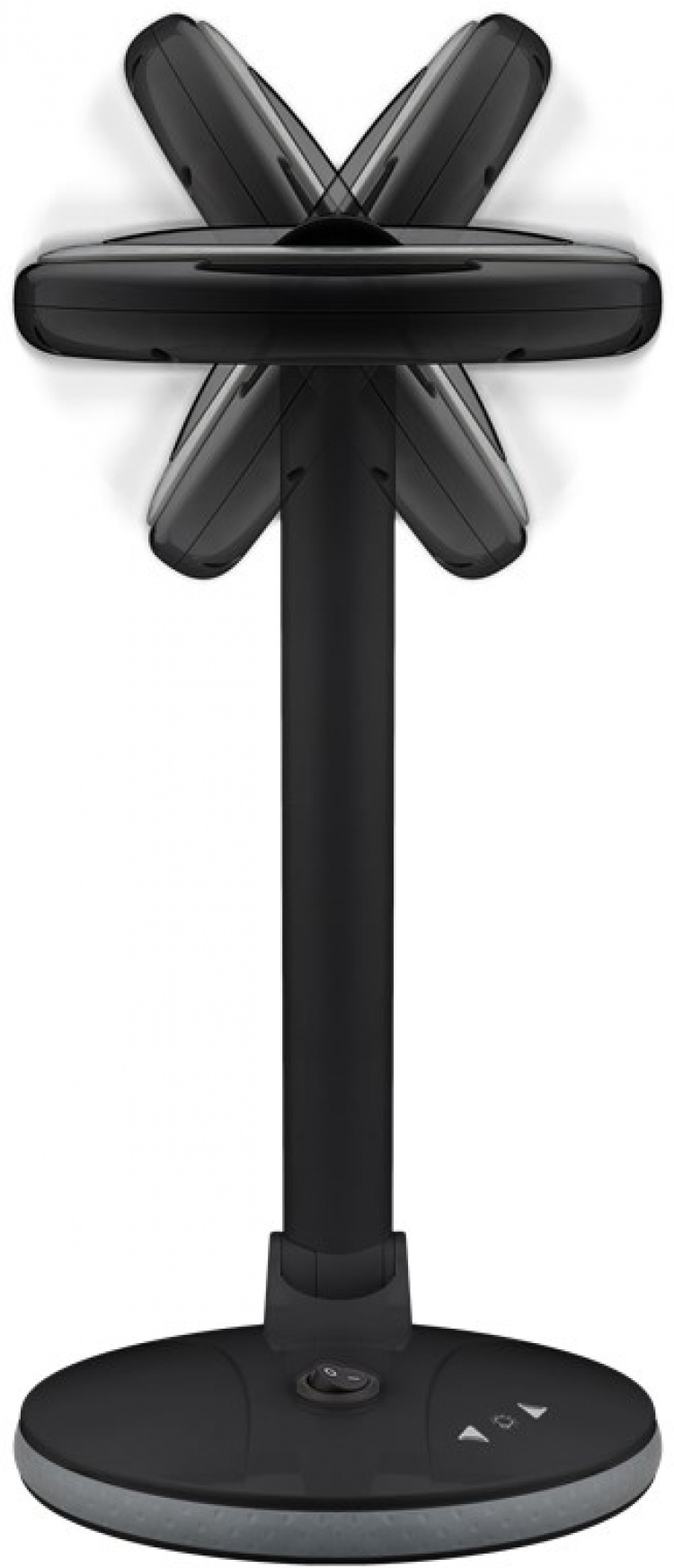 Goobay LED-loeplamp staand, 6 W, zwart 80-450 lm, dimbaar, 100 mm glazen lens, 1,75x vergroting, 3 dioptrieën