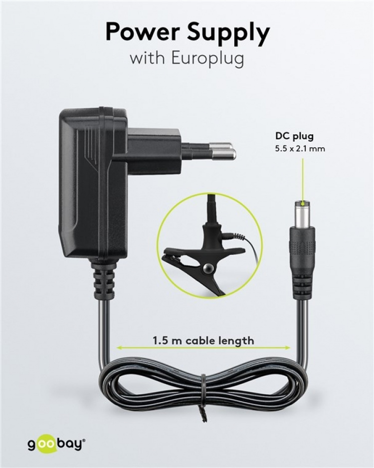 Goobay Led-loeplamp met klem, 6 W, zwart 480 lm, 100 mm glazen lens, 1,75x vergroting, 3 dioptrieën Goobay Led-loeplamp met klem, 6 W, zwart 480 lm, 100 mm glazen lens, 1,75x vergroting, 3 dioptrieën