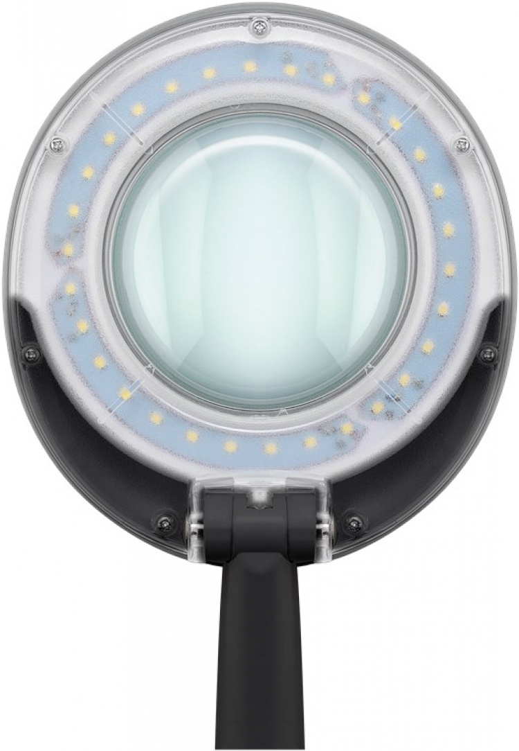 Goobay LED-loeplamp staand, 6 W, zwart 450 lm, 100 mm glazen lens, 1,75x vergroting, 3 dioptrieën Goobay LED-loeplamp staand, 6 W, zwart 450 lm, 100 mm glazen lens, 1,75x vergroting, 3 dioptrieën