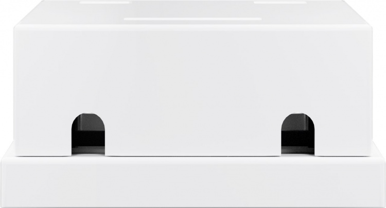 Goobay Keystone-opbouwdoos 2-poorts met eenvoudige snap-in montage Goobay Keystone-opbouwdoos 2-poorts met eenvoudige snap-in montage