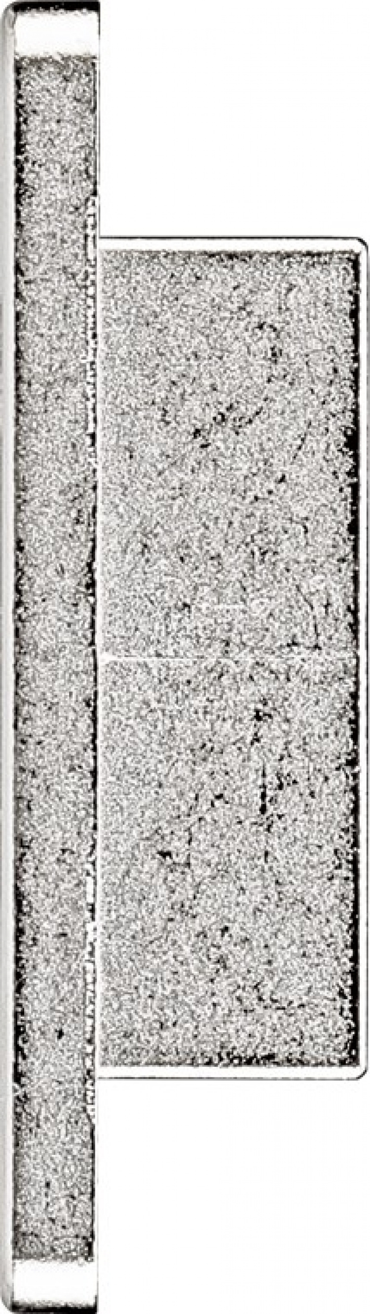 Goobay Hoeksteenbeugel voor installatie van unit en behuizing geschikt voor Keystone poort met 19,2 x 14,9 mm