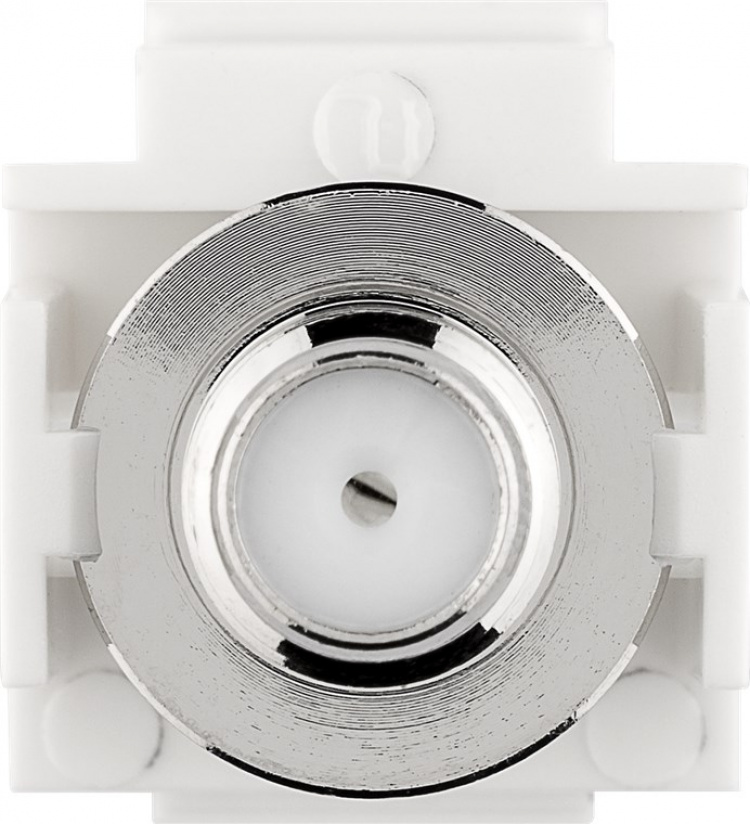 Goobay Keystone-module satelliet/antenne, vlakke montage Coaxstekker > F-bus Goobay Keystone-module satelliet/antenne, vlakke montage Coaxstekker > F-bus