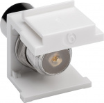 Goobay Keystone-module satelliet/antenne Coaxstekker > F-bus