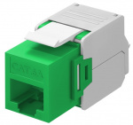 Goobay Keystone modul RJ45 CAT 6A, UTP 16,5 mm breedte, krokodillenklemmenstrook voor montage zonder gereedschap op IDC