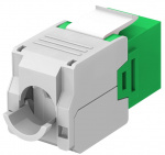 Goobay Keystone modul RJ45 CAT 6A, UTP 16,5 mm breedte, krokodillenklemmenstrook voor montage zonder gereedschap op IDC