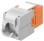 Goobay Keystone modul RJ45 CAT 6A, UTP 16,5 mm breedte, krokodillenklemmenstrook voor montage zonder gereedschap op IDC