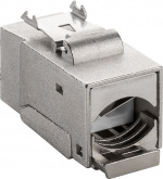 Goobay Keystone modul RJ45 CAT 6, STP, 250 MHz 17,0 mm breed, krokodil-type, klemmenstrook voor montage zonder gereedschap op IDC, snap-in systeem Goobay Keystone modul RJ45 CAT 6, STP, 250 MHz 17,0 mm breed, krokodil-type, klemmenstrook voor montage zonder gereedschap op IDC, snap-in systeem