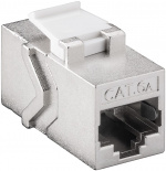 Goobay Keystone modul RJ45 koppeling CAT 6A, STP 14,7 mm breed, 2 x RJ45-bus (8P8C)