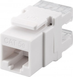 Goobay Keystone modul RJ45 CAT 5e, UTP, 100 MHz 20 mm breed, RJ45-bus (8P8C).