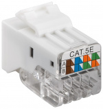 Goobay Keystone modul RJ45 CAT 5e, UTP, 100 MHz 18,11 mm breed, RJ45-bus (8P8C), Snap-In systeem Goobay Keystone modul RJ45 CAT 5e, UTP, 100 MHz 18,11 mm breed, RJ45-bus (8P8C), Snap-In systeem